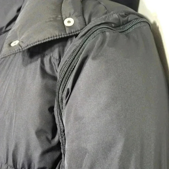 Justfab giant winter coat size XL zip off sleeves - Picture 3 of 6